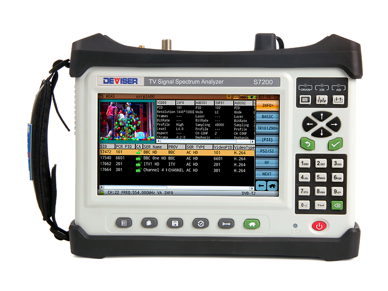 Analizator sygnału TV S7200